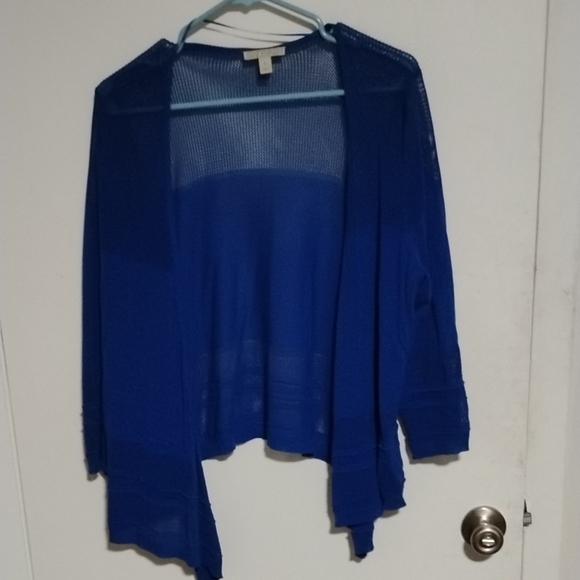 Dana Buchman Blue Sweater - Picture 1 of 3